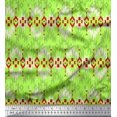 thumbnail image 1 of Soimoi Cotton Duck Fabric Aztec Geometric Printed Craft Fabric by The Yard 56 Inch Wide, 1 of 3