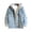 Light Blue, variant on Amzcrzy Plus Size Jackets for Men Fashion Long Sleeve Hooded Jean Jackets Casual Oversized Drawstring Mens Jackets with Pockets 3XL