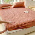 thumbnail image 2 of Sentmoon Protège-Matelas 35,4 X 78,7 Pouces Protège-Matelas Drap Antidérapant Housse de Lit Fixe Housse de Matelas Tout Inclus Protection de Matelas Housse de Lit Fibre Douce Convient pour Dormir Nu, 2 of 7