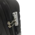 thumbnail image 3 of Police Imprint Hardside Expandable Wheeled Bag Travel Luggage, Carry-On 21-Inch, Black, 3 of 6