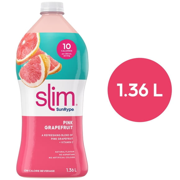 SunRype Slim Pink Grapefruit 1.36 L