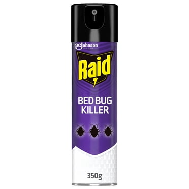 Insecticide Raid pour punaises de lit, tue les punaises de lit et leurs œufs, 350 g