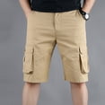 thumbnail image 2 of FAIWAD Shorts Cargo pour Hommes Décontractés Classiques Jusqu'aux Genoux à Multiples Poches Pantalons Capri Extensibles Shorts Décontractés d'Extérieur, 2 of 9