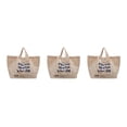 thumbnail image 4 of Transemion Fashionable Style Female Shoulder Bag With Wide Application Large Capacity Canvas Shoulder Bag white 3Set, 4 of 6