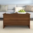 thumbnail image 5 of vidaXL Coffee Table Brown Oak 80x55.5x41.5 cm Engineered Wood, 5 of 5