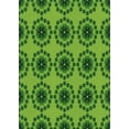 thumbnail image 1 of Ahgly Tapis Rectangulaire Lavable en Machine Vert Transitionnel, 5 Pieds x 7 Pieds, 1 of 7