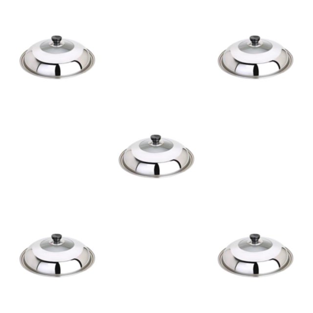 relayinert Couvercle de Pot en Acier Inoxydable Fiable et Polyvalent pour Cuisiner Robuste et Durable 5Ensemble