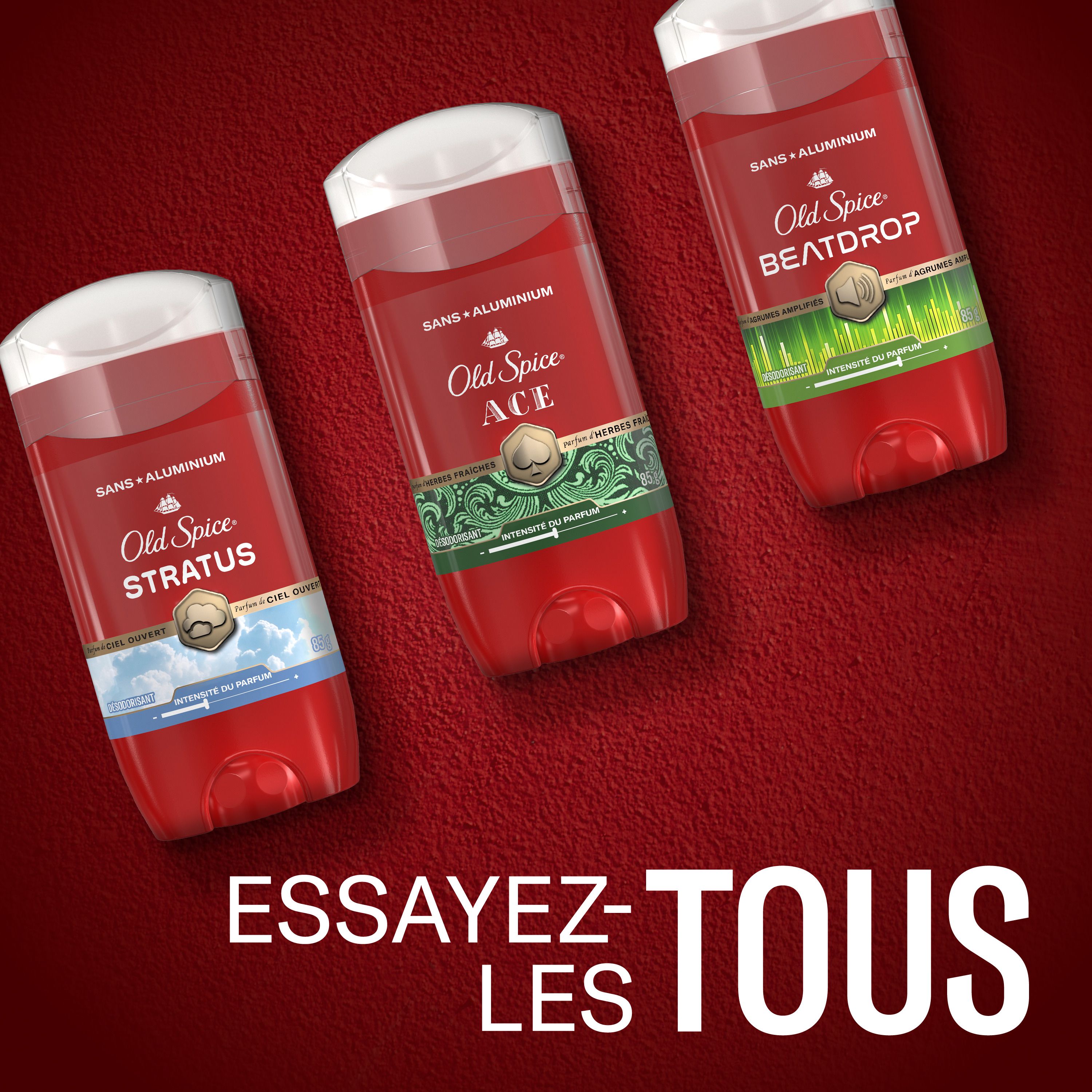 Old Spice Collection Rouge – Désodorisant Ace – 85 g