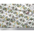 thumbnail image 2 of Soimoi Moss Georgette Fabric Dot,Floral & Paisley Decor Fabric Printed Yard 42 Inch Wide, 2 of 3