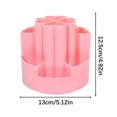 thumbnail image 2 of EGNMCR Pencil Holder for Desk Pencil Case Pencil Pouch Four-leaf Rotary Pen Student's Large Capacity Desktop Storage And Sorting Box Multi Functional Office Pen Box Rotating pen holder, 2 of 2