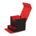 thumbnail image 3 of Almencla Card Deck Box Cards Deck Game Box for Collectible Cards Football Cards Album black and red, 3 of 8