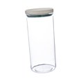 thumbnail image 4 of DOLITY Bocal de Rangement Récipient Décoratif Bocal Transparent Boîtes Étanches Bocal de Stockage Alimentaire Blanc avec Bleu 700ML, 4 of 9