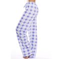 thumbnail image 3 of Deals under 10.00  Womens Pajama Pants Clearance Women Casual Solid Cotton Linen Drawstring Elastic Waist Long Wide Leg Pants, 3 of 4