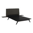 thumbnail image 2 of Modway Tracy 3-Piece MDF and Rubberwood Queen Bedroom Set - Cappuccino/Brown, 2 of 6