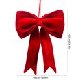 thumbnail image 3 of Dvkptbk Velvet Bow Extra Large Flannel Christmas Bow 24.8 Inch Wide Red Ribbon Decoration Can Be Used for Christmas Tree Topping Wreath and Gift Wrapping Home Decor Christmas Decorations, 3 of 6