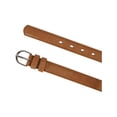 thumbnail image 2 of CTM® Kid's Leather 1 inch Basic Dress Belt, 2 of 3