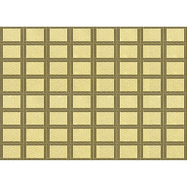 Ahgly Company Tapis Rectangulaire Lavable en Machine Intérieur Transitionnel Récolte Or, 6 Pieds x 9 Pieds
