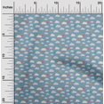 thumbnail image 1 of oneOone Organic Cotton Poplin Twill Fabric Insect|Balloon & Clouds Nature Decor Fabric Printed BTY 42 Inch Wide, 1 of 1