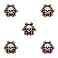 thumbnail image 2 of Maytalsory Exquisite And Fashionable Halloween Enamel Pin Brooch Gift For Gothic Jewelry Enthusiasts Spider Skeleton 5Set, 2 of 6