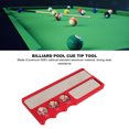 thumbnail image 3 of Billiard Pool Cue Tip Tool, Multifunction Portable Aluminum Pool Cue Tips Repair Grinder Tool, 3 of 8