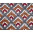 thumbnail image 4 of oneOone Polyester Lycra Fabric Argyle Style Ikat Decor Fabric Printed BTY 56 Inch Wide, 4 of 4