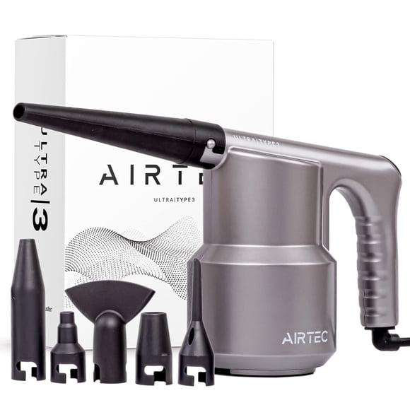 IT Dusters AirTec Ultra Electric Air Duster Blower for PC Laptop Console Electronics and Home Cleaning Environmental Alternative to Spray air can Duster Keyboard Cleaner (Type 3)
