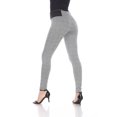 thumbnail image 2 of White Mark Pantalon Ajusté Jacquard pour Femmes, 2 of 5