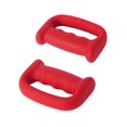 thumbnail image 3 of koolsoo 2 Pcs Haltères de Boxe Prise en Forme de D Poids à Main pour Exercices d'Aérobic Marche Rouge, 3 of 9