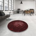 thumbnail image 4 of Ahgly Tapis d'Intérieur Lavable en Machine Carré Transitionnel Marron Chocolat, 3 Pieds Carré, 4 of 7