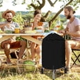 thumbnail image 1 of Meitianfacai Charcoal Grill Cover For 22 Inch Grill- Kettle BBQ Gas Grill Cover With Hook&Loop And Drawstring, Light Material For All Season, 1 of 9
