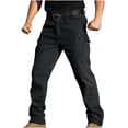 thumbnail image 2 of VKOYWKM Men's Tactical Pants Fleece Lined Cargo Pant Water Resistant Tactical Pant Ripstop Outdoor Work Hiking Pant with Pockets, 2 of 9