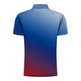thumbnail image 3 of Chemises pour Hommes Imprimé Décontracté Manches Courtes Col Rabattu T-Shirt à Fermeture Éclair Blouse Tops, 3 of 5