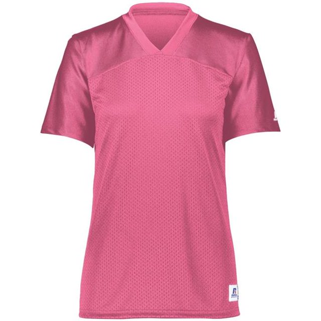 Chandail de Football Uni pour Femmes, Rose Melon D\'eau - Très Grand