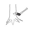 thumbnail image 2 of Bahco - Felling Axe Ash Handle FGS 1.8-810 2.4kg, 2 of 2