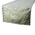 thumbnail image 1 of Le HomeCentric décoratif argent Table Runner 8 - 10 Seater Table Runner (16 x 120 pouces), Crystals Table Runner, tissu de soie linge de table, modèle abstrait Style moderne - Timothy, 1 of 10