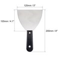 thumbnail image 2 of Unique Bargains 5' Stainless Steel Blade Black Handle Putty Scraper 2Pcs, 2 of 6