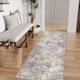 thumbnail image 4 of BERTHMEER 2'x8' Runner Rugs for Hallways Bathroom Bedroom Entryway Entrance Kitchen Abstract Non Slip Washable Modern Contemporary Distressed Indoor Runner Rugs, Beige, 4 of 4