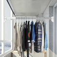 thumbnail image 2 of 3X Stainless Steel Telescopic Adjustable Rod Clothes Dryer Stainless Steel Tension Rod Bathroom Rail, 2 of 7