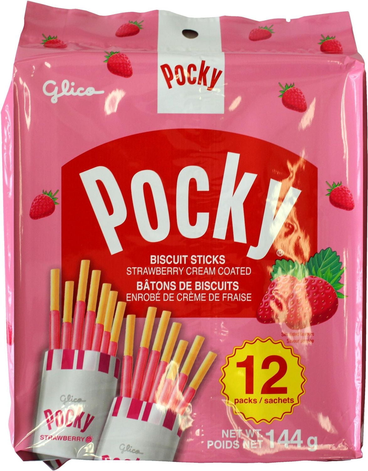 GLICO POCKY STRAWBERRY BAG