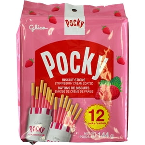 GLICO POCKY STRAWBERRY BAG