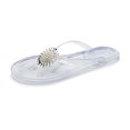 thumbnail image 2 of LSLJS Women's Summer Jeweled Rhinestone T-Strap Flat Sandals Beach Flip Flop Shoes, 2 of 3
