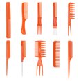 thumbnail image 2 of 10pcs Hair Styling Barber Combs Kit  Hair Styling Comb Set Anti Static Professional Hairdressing Stylists Combs Pack For Women Men, 2 of 8