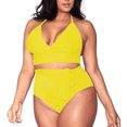 thumbnail image 1 of LSLJS Women's Plus Size High Waisted Swimwear Swimsuit, 1 of 9