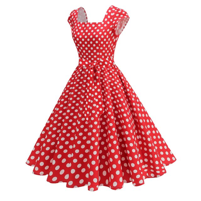 Ovzne Robes pour Femmes Robe pour Femme Robe en Maille à Manches Courtes Brodée Rétro Robe Gâteau Robe à Manches Courtes Robe de Vacances Liquidation