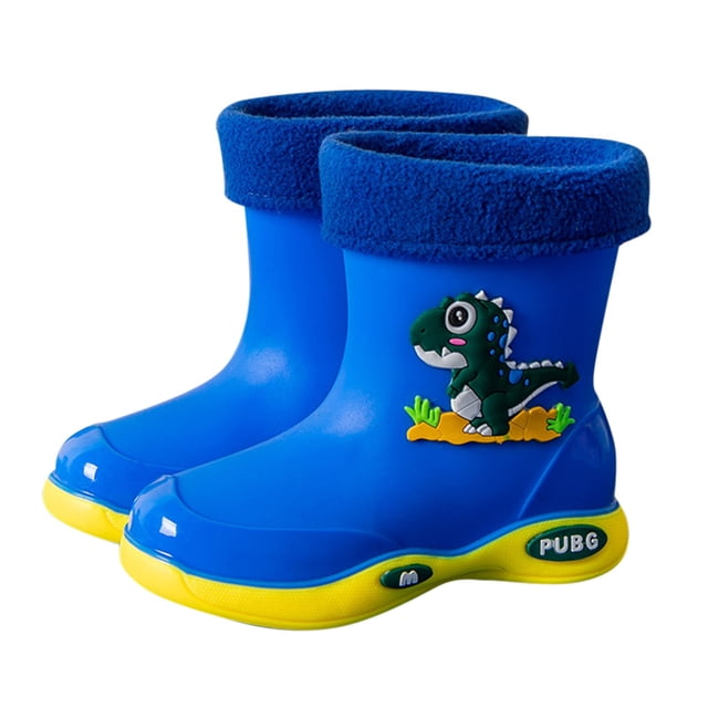Bottes pour Filles Enfants Dessin Animé Commander pour Filles Bottes de Pluie pour Enfants Non Poignets de Bottes pour Filles Petites Filles Chaussures d'Eau d'Automne Design Classique Filles Léopard Bottes pour Filles Bottes de Pluie pour Enfants Confortables