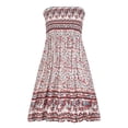 thumbnail image 4 of FcBaudy Robe Sans Manches à Col Rond, Robes d'Été pour Femmes, Robes pour Femmes Robe Bohème Sans Bretelles Élastique Robes Robe Sans Manches à Imprimé Floral Robe Femme, 4 of 8