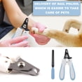 thumbnail image 4 of Dog Nail Clippers under $5! CQCYD Pet Nail Clippers with Nail File, Curved Handle Dog Nail Trimmer, Professional Grooming Tool for Small Medium Large Dogs Cats, 4 of 5