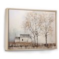 thumbnail image 2 of Designart Large Tree Natural framed wall art, Rustic Farmhouse Tree Scenery , Trees framed wall art decor, Brown Natural framed wall art, 44x34 inches Natural brown color Frame, 2 of 5