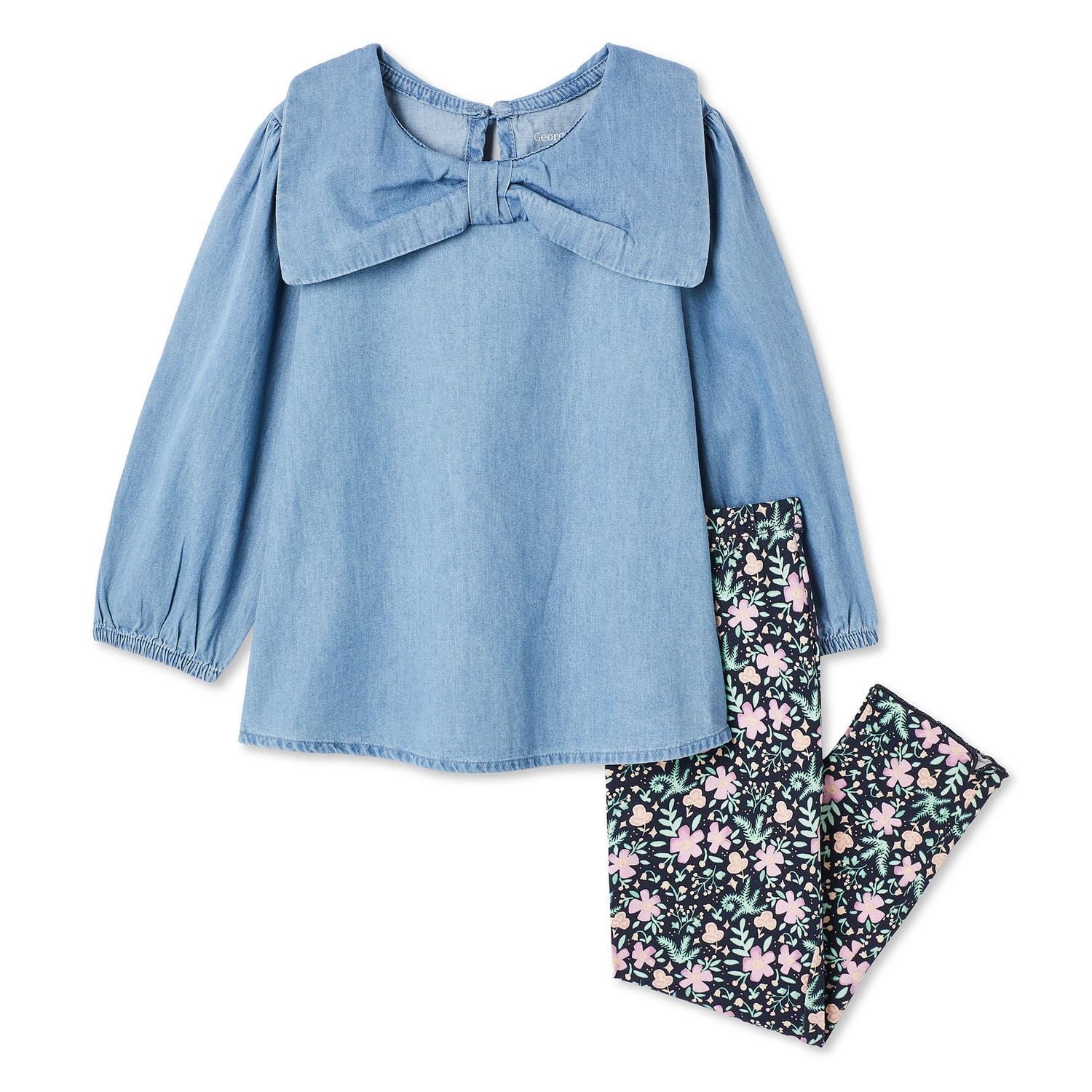 Ensemble 2 pièces tissé George pour petites filles