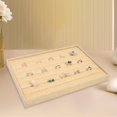 thumbnail image 3 of lionlar Stackable Jewelry Tray Burlap Inserts Trays Organizer Box Display Holder Jewelry Rings Plate, 3 of 9